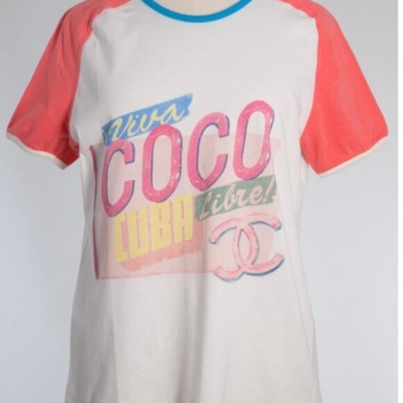 Chanel Viva Coco Cuba libre t-shirt White - Picture 1 of 14